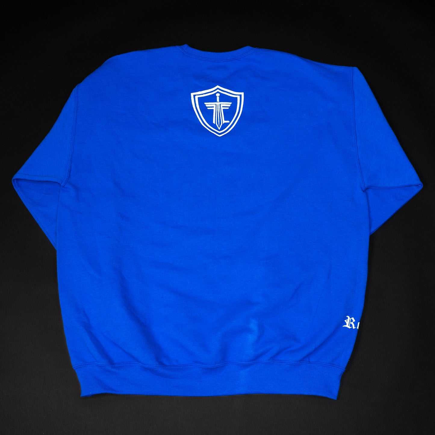 Espíritu Santo blue crew neck