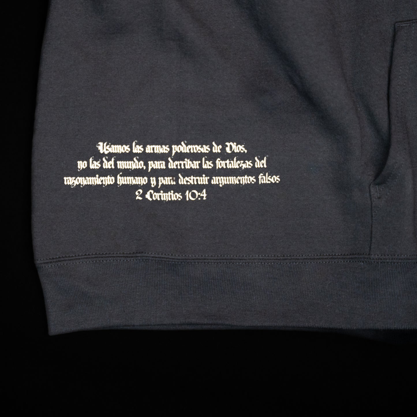 Oración Black hoodie